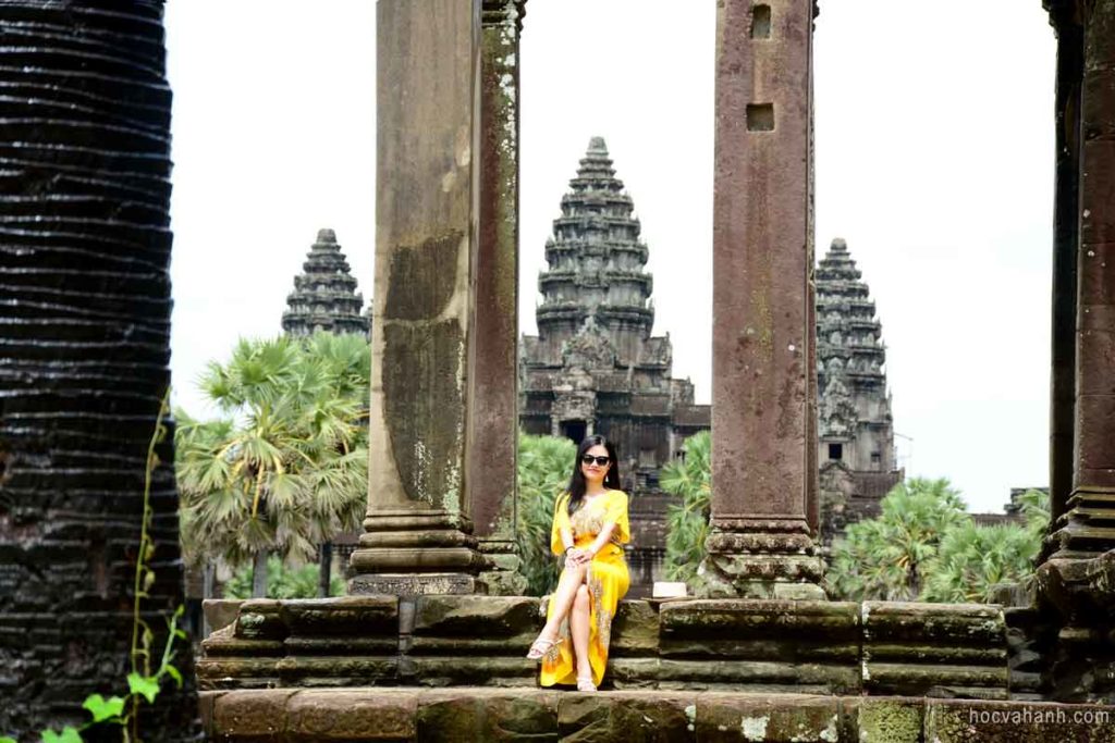 Du lịch Angkor Wat vào buổi chiều